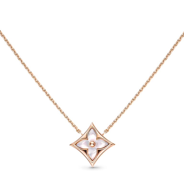 COLOR BLOSSOM 18K Gold Shell Necklace