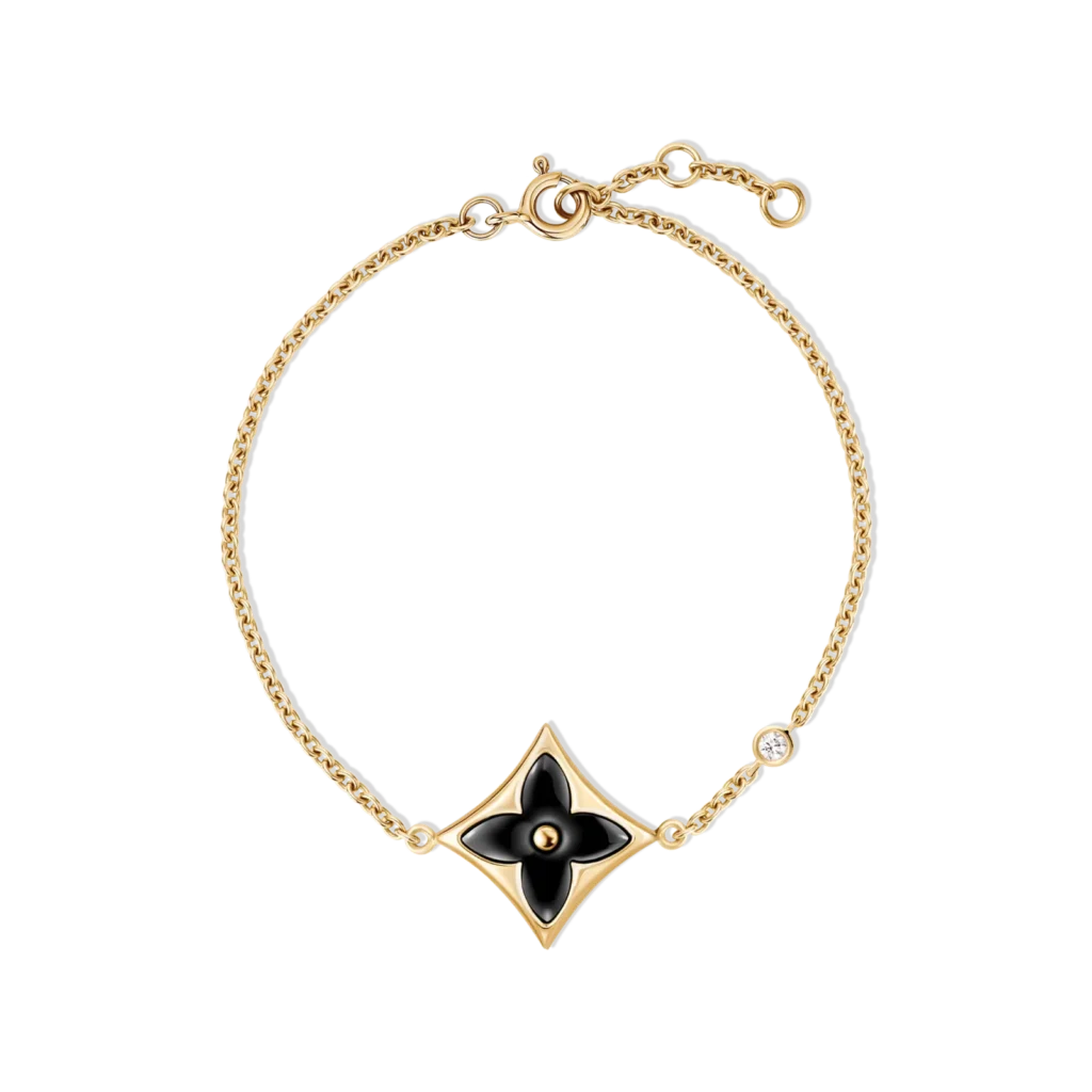 COLOR BLOSSOM BB 18K Gold Agate Bracelet product photograph