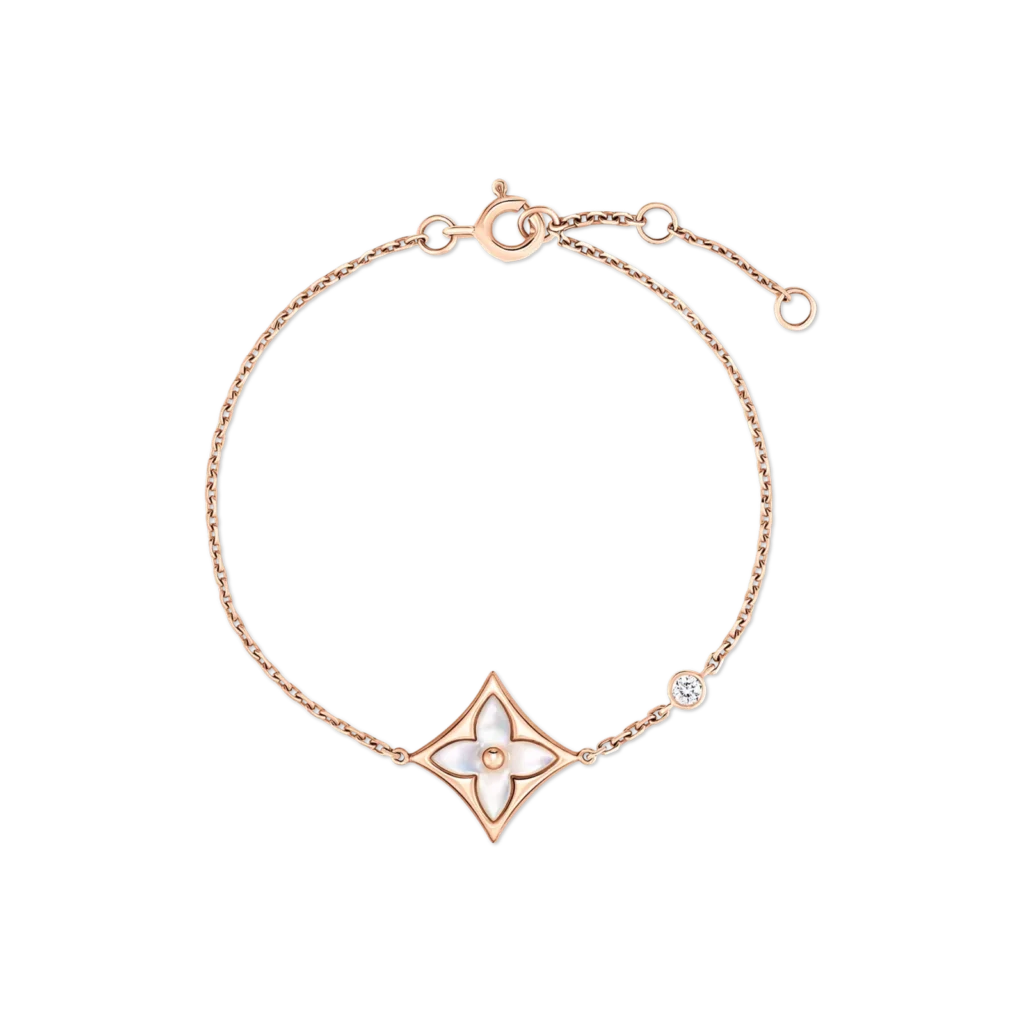 COLOR BLOSSOM BB STAR 18K Gold Shell Diamond Bracelet