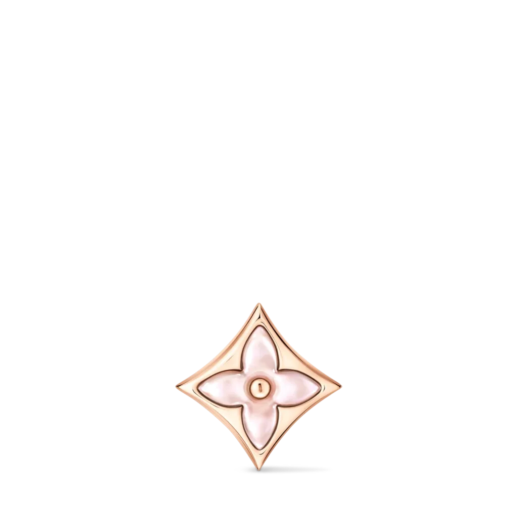 COLOR BLOSSOM BB STAR 18K Gold Shell Stud Earrings