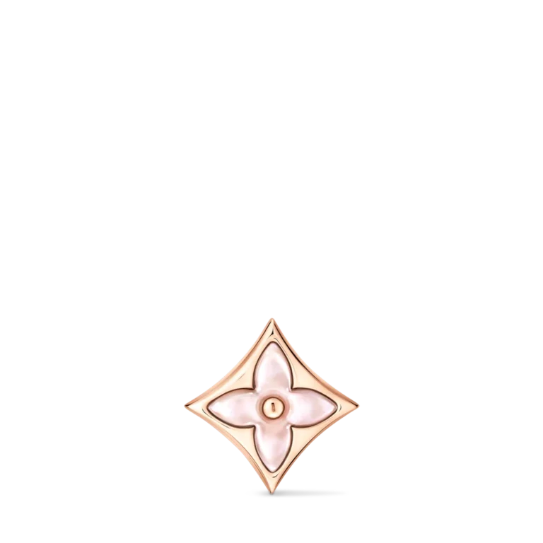 COLOR BLOSSOM BB STAR 18K Gold Shell Stud Earrings