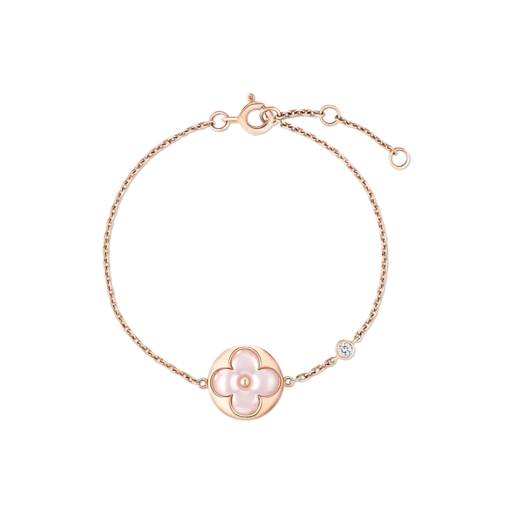COLOR BLOSSOM BB SUN 18K Gold Shell Diamond Bracelet