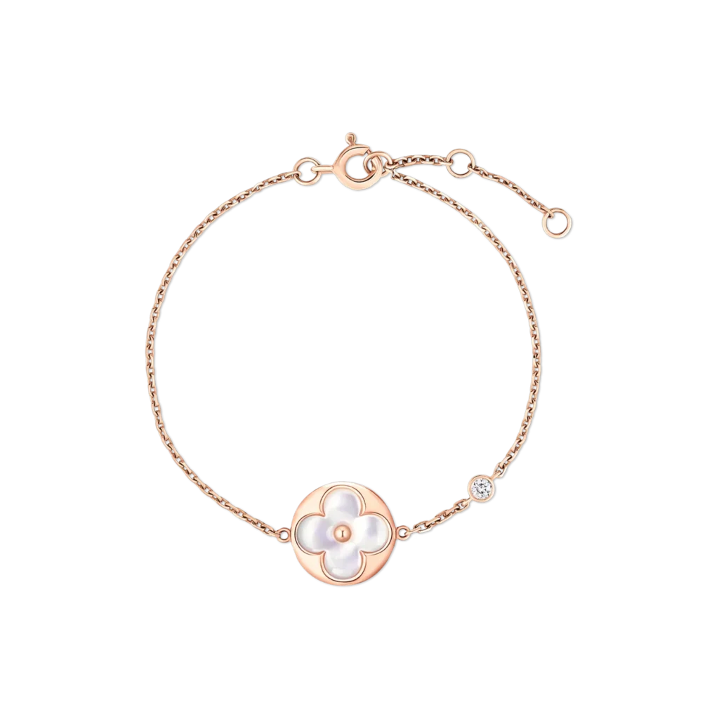 COLOR BLOSSOM BB SUN 18K Gold Shell Diamond Bracelet