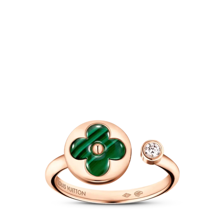 COLOR BLOSSOM MINI SUN 18K Gold Chalcedony Diamond Ring