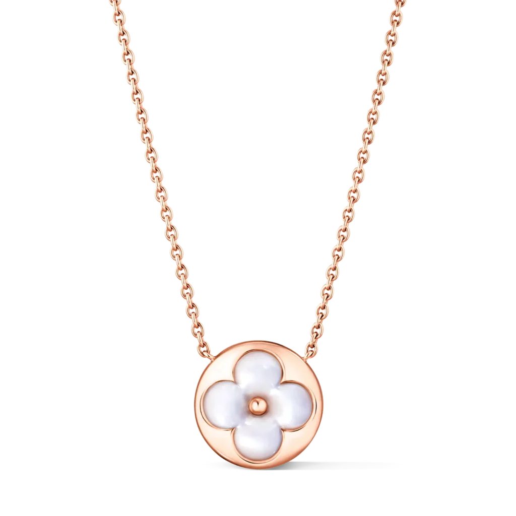 COLOR BLOSSOM SUN 18K Gold Shell Necklace