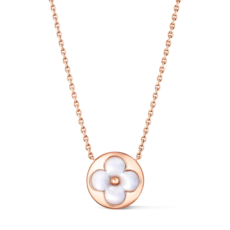 COLOR BLOSSOM SUN 18K Gold Shell Necklace
