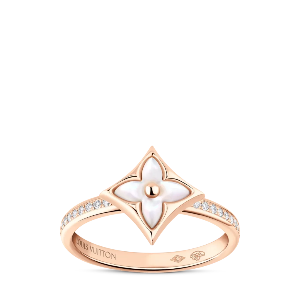 COLOR BLOSSOM XS STAR 18K Gold Shell Diamond Ring