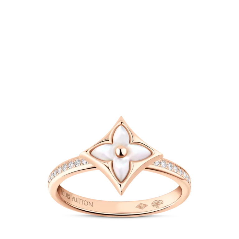 COLOR BLOSSOM XS STAR 18K Gold Shell Diamond Ring