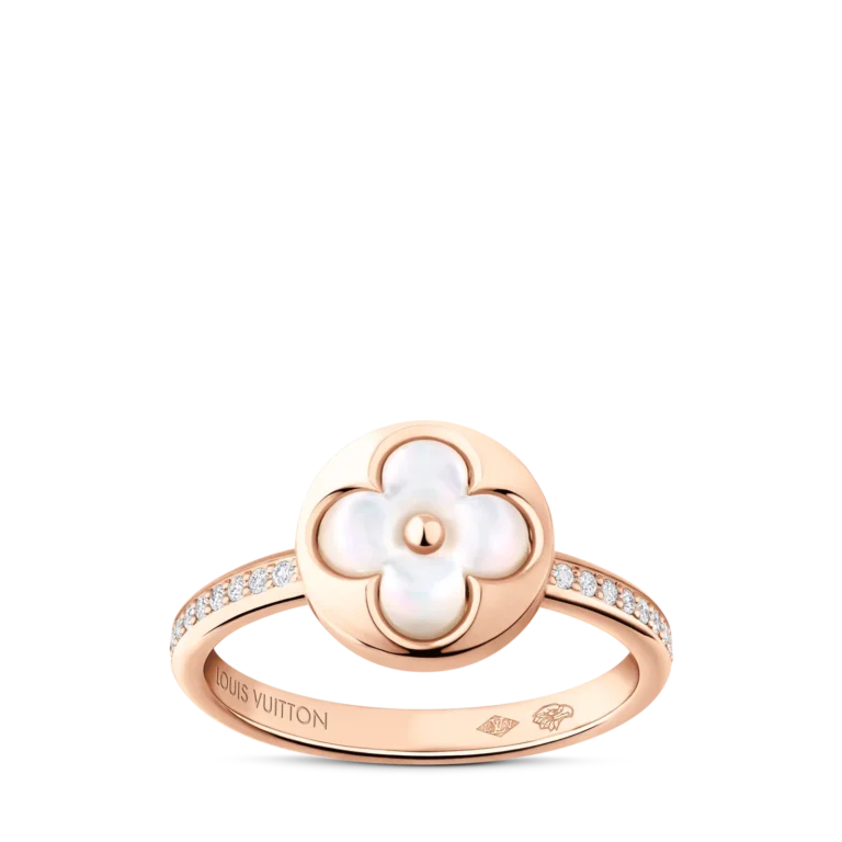 COLOR BLOSSOM XS SUN 18K Gold Shell Diamond Ring