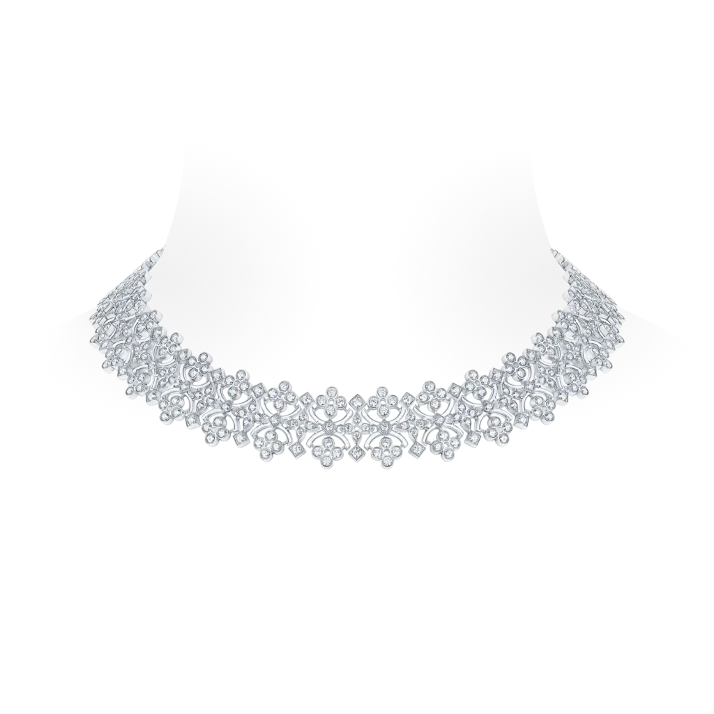 DENTELLE MASTERPIECE 18K Gold Diamond Necklace