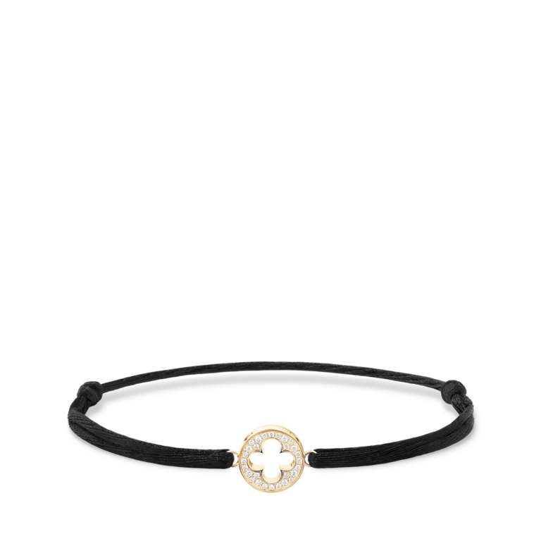 EMPREINTE 18K gold (yellow) diamond cord bracelet