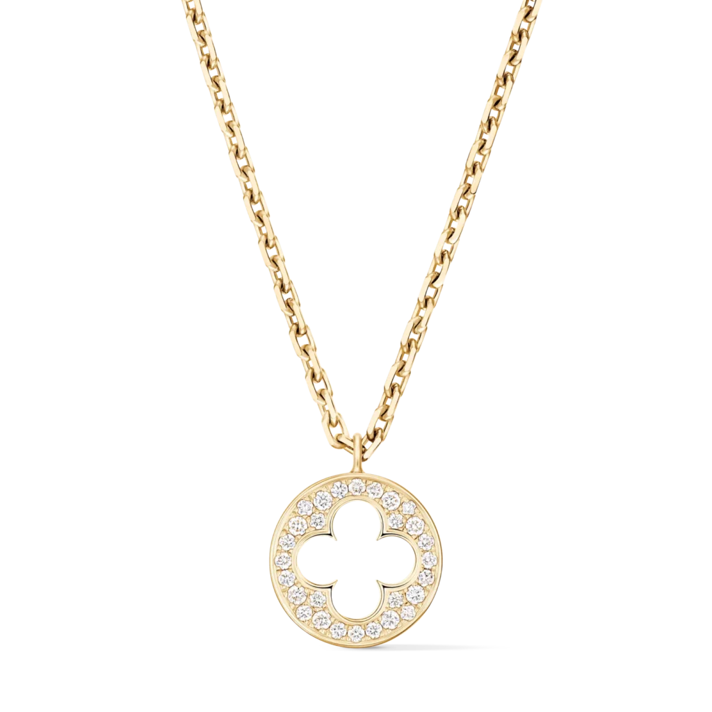 EMPREINTE 18K GOLD (YELLOW) DIAMOND NECKLACE