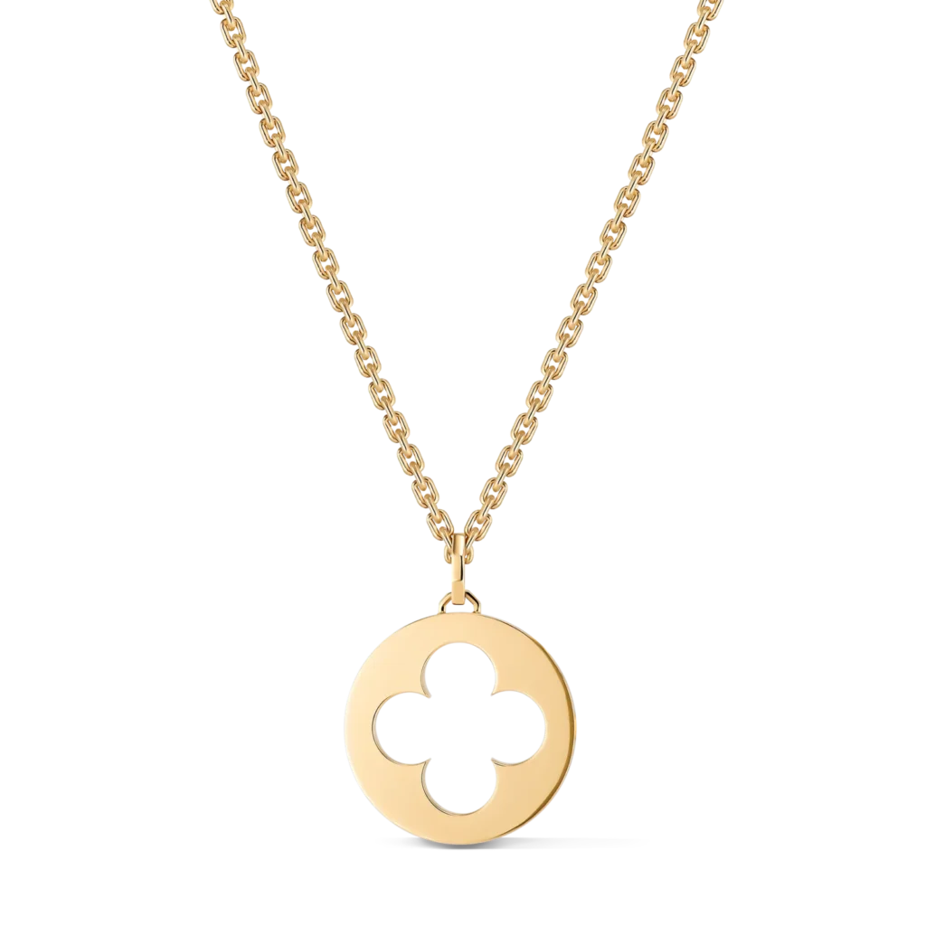 EMPREINTE MEDALLION 18K gold necklace