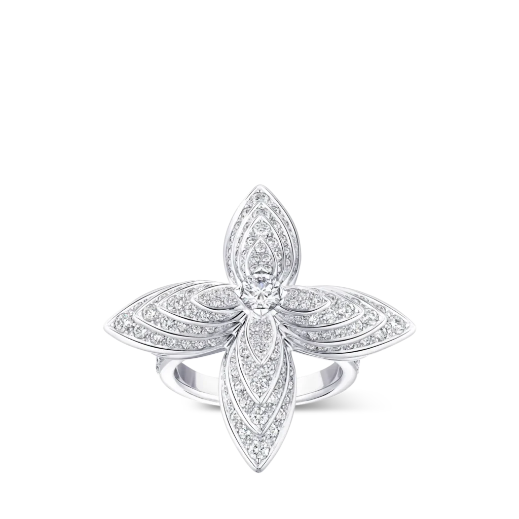 IDYLLE 18K gold (white) diamond ring