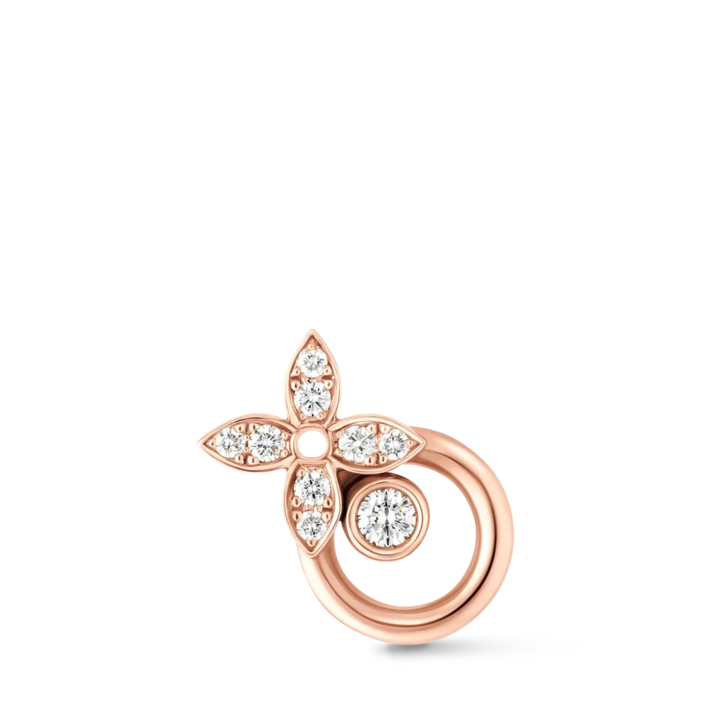 IDYLLE BLOSSOM 18K Gold Diamond Earrings product photograph