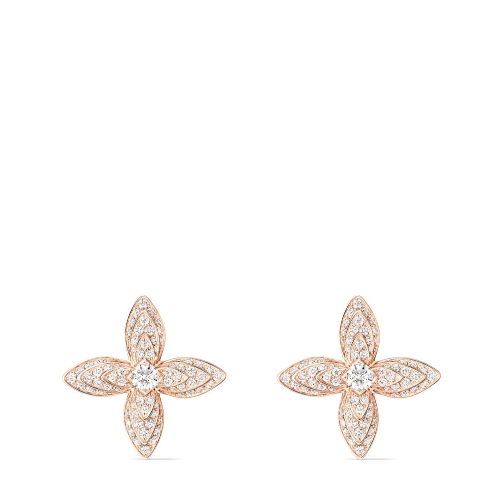 IDYLLE BLOSSOM 18K Gold Diamond Earrings