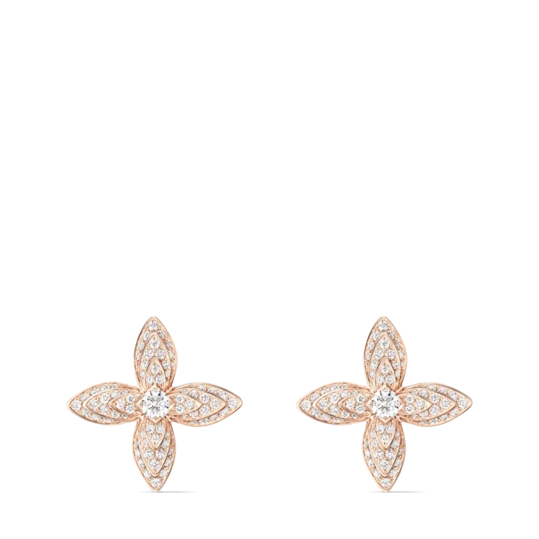 IDYLLE BLOSSOM 18K Gold Diamond Earrings