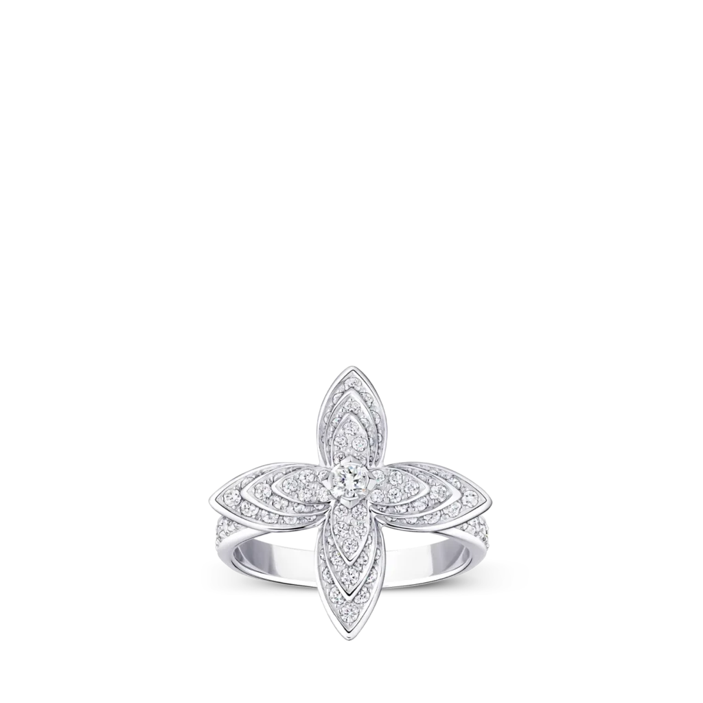 IDYLLE BLOSSOM 18K Gold (White) Diamond Ring