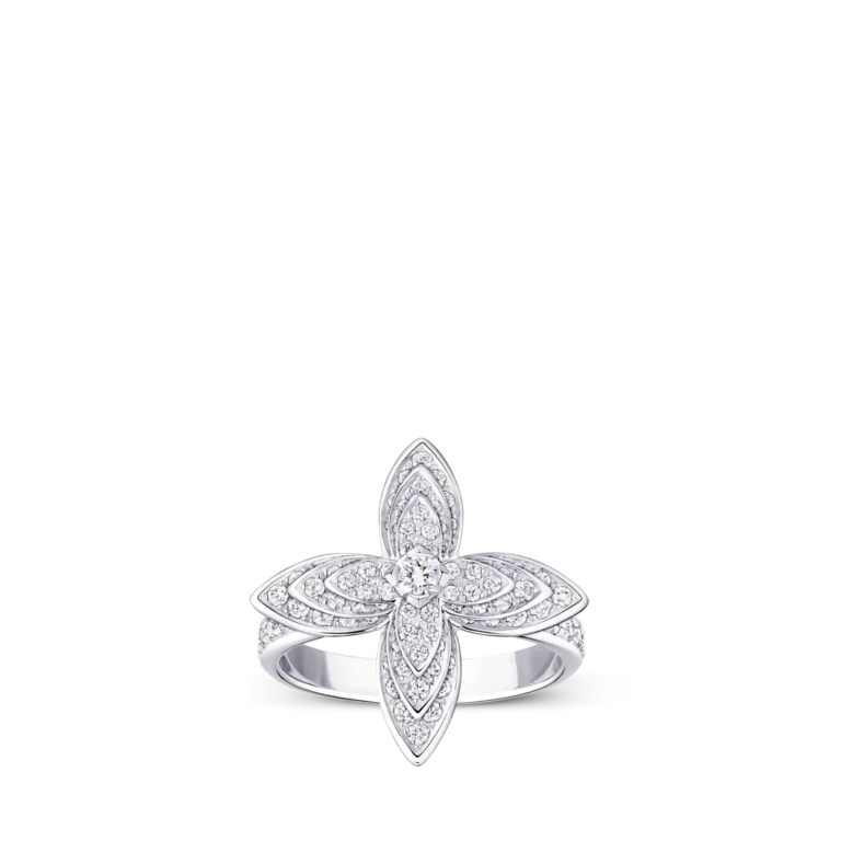 IDYLLE BLOSSOM 18K Gold (White) Diamond Ring