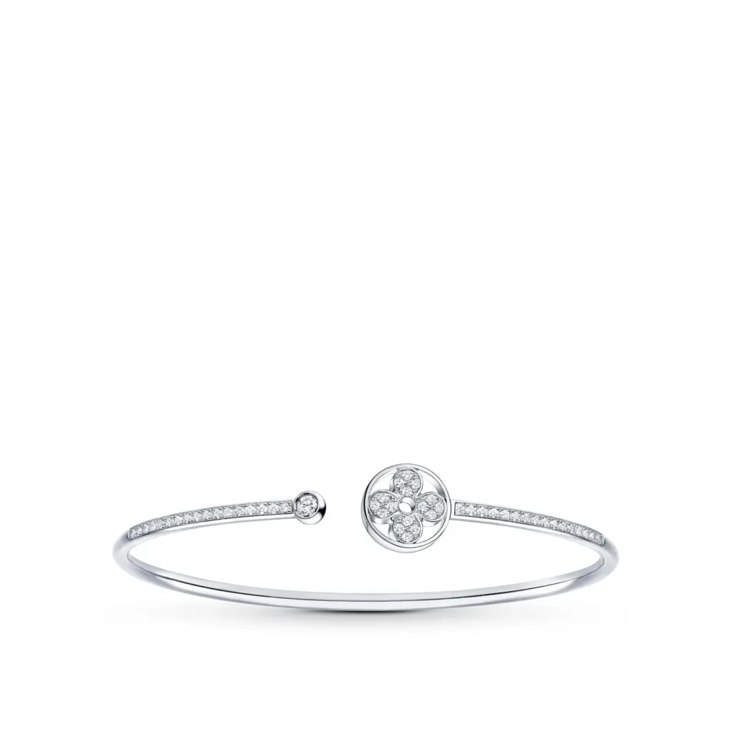 Idylle Blossom Twist 18K gold diamond bracelet product photograph