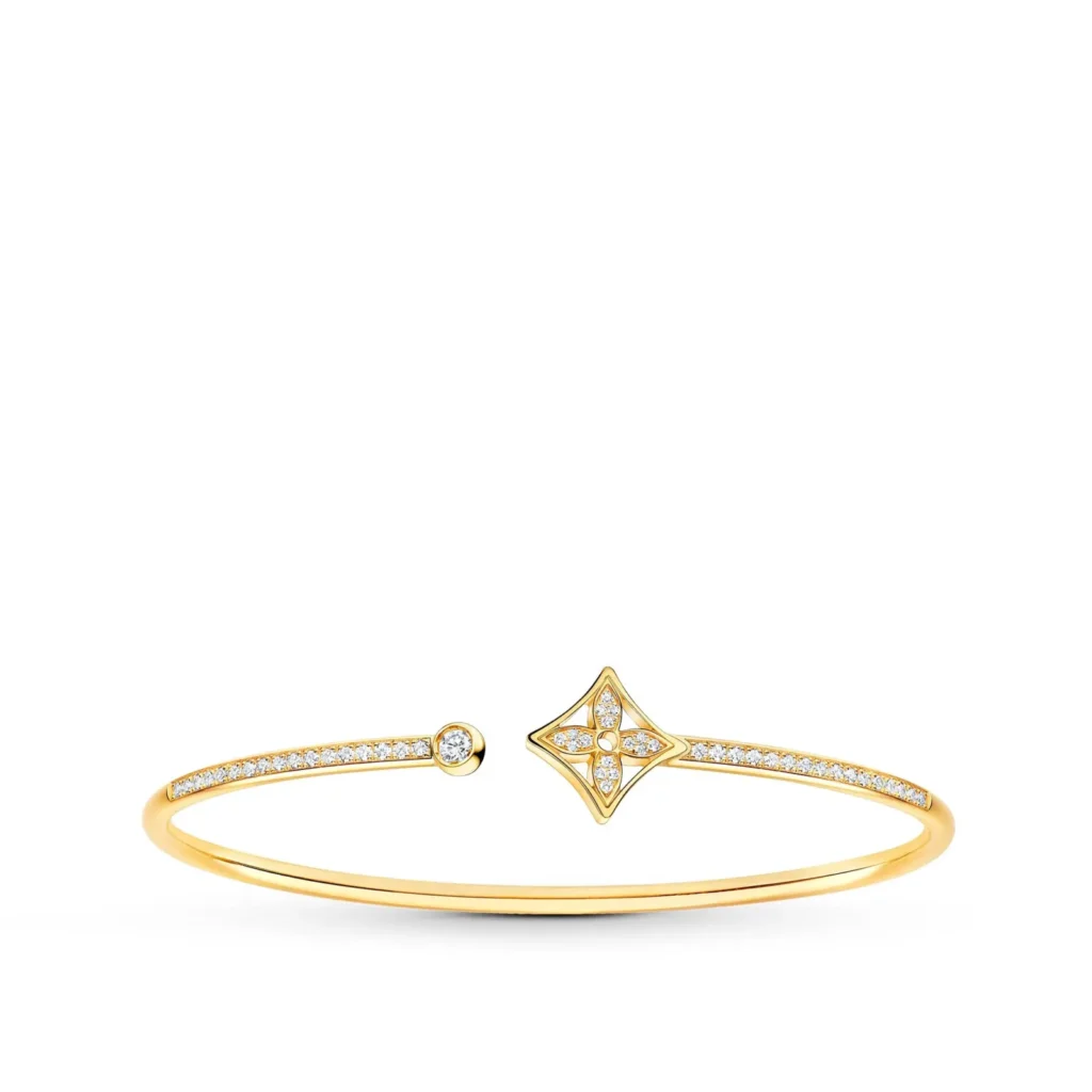 Idylle Blossom Twist 18K gold diamond bracelet product photograph
