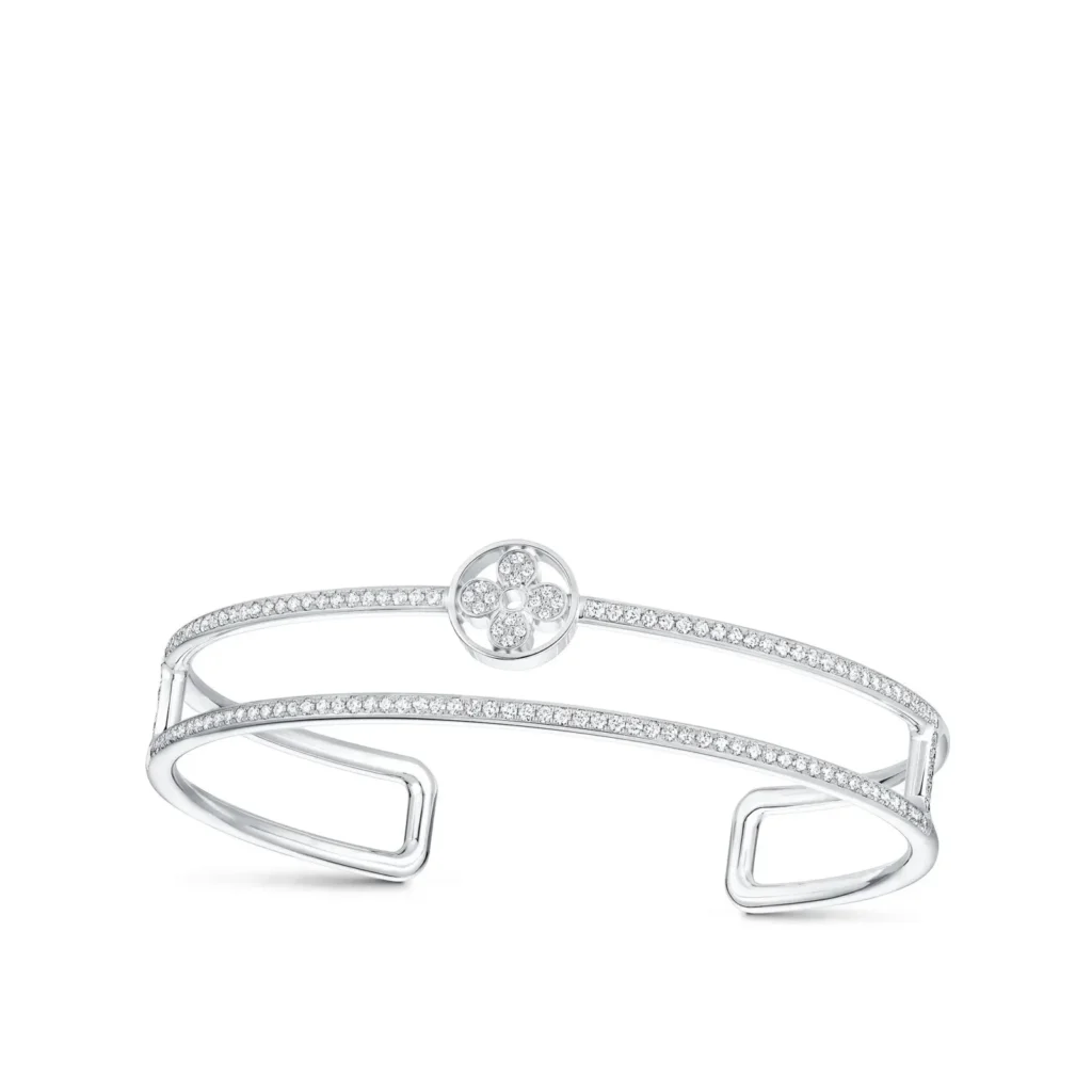 IDYLLE BLOSSOM TWO-ROW 18K gold diamond bracelet product photograph
