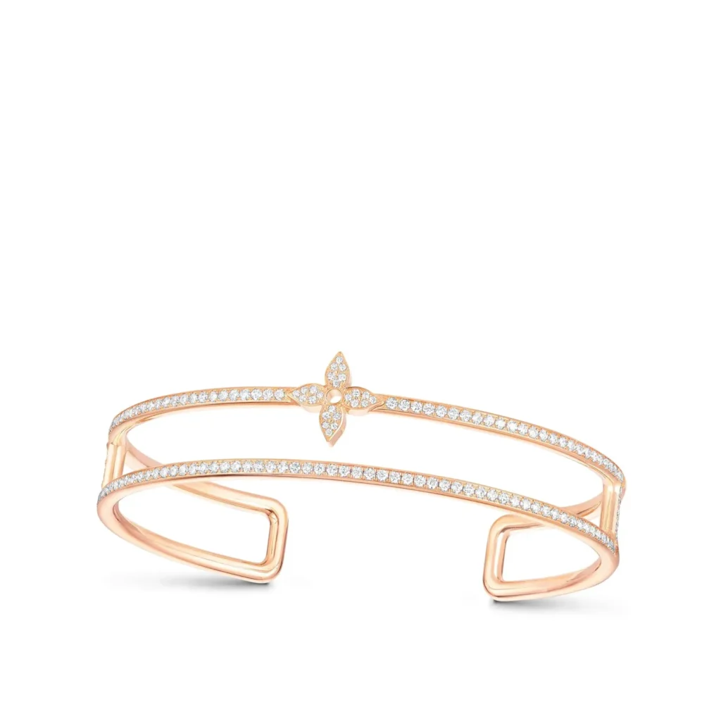 IDYLLE BLOSSOM TWO-ROW 18K gold diamond bracelet