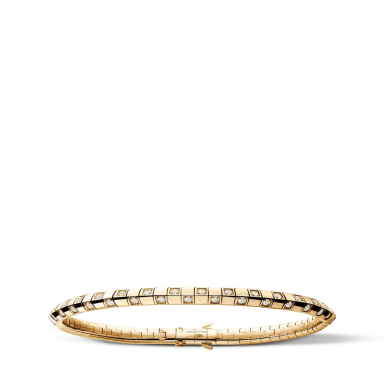 LE DAMIER DE LOUIS VUITTON 18K Gold Diamond Bracelet