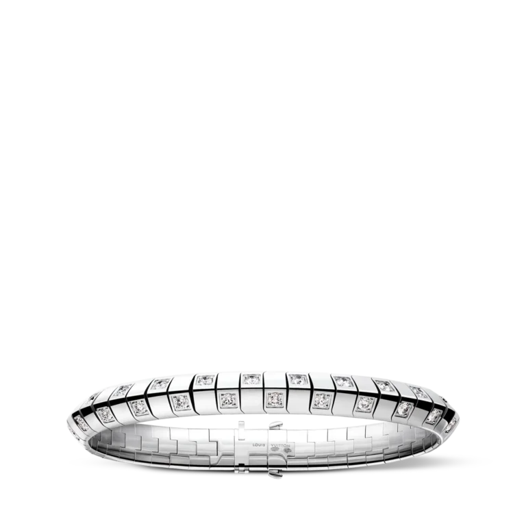 LE DAMIER DE LOUIS VUITTON 18K Gold Diamond Bracelet