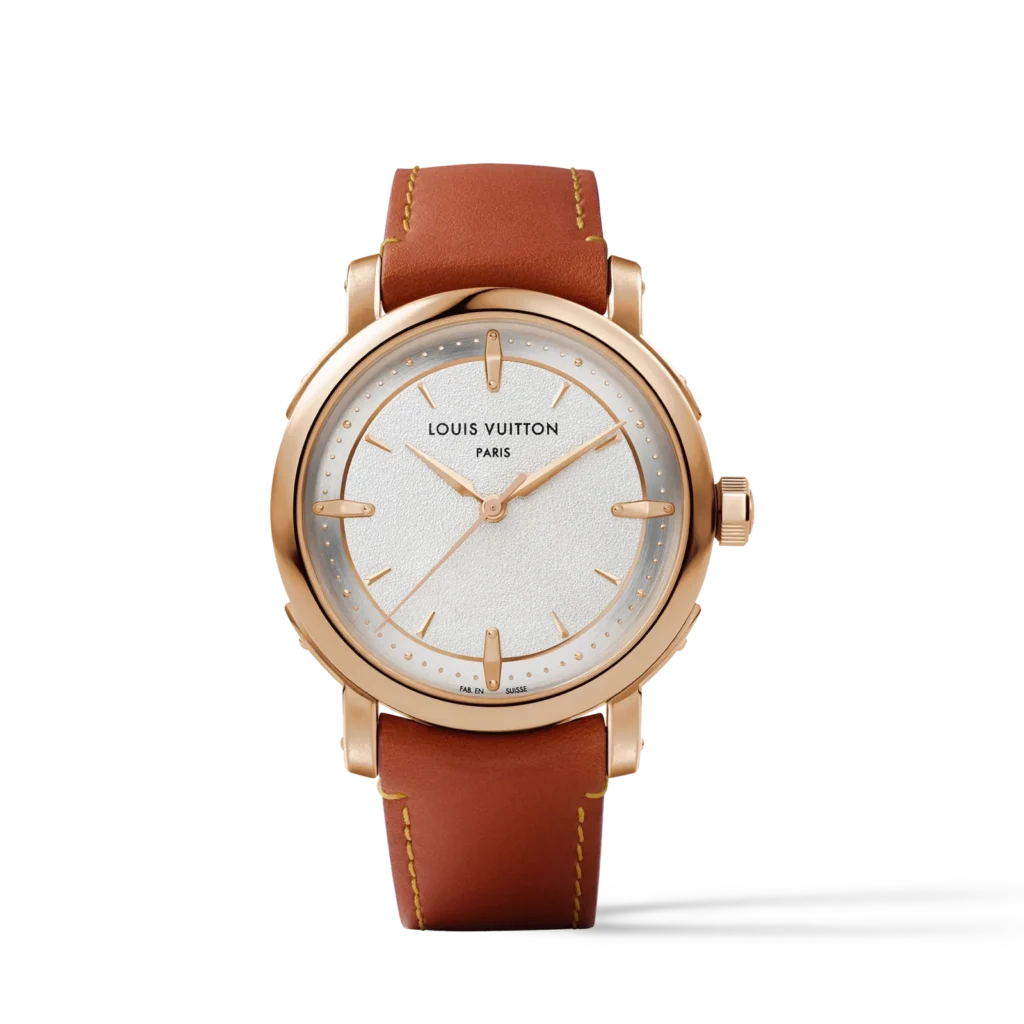 LOUIS VUITTON ESCALE 18K gold (rose) automatic watch, 39 mm