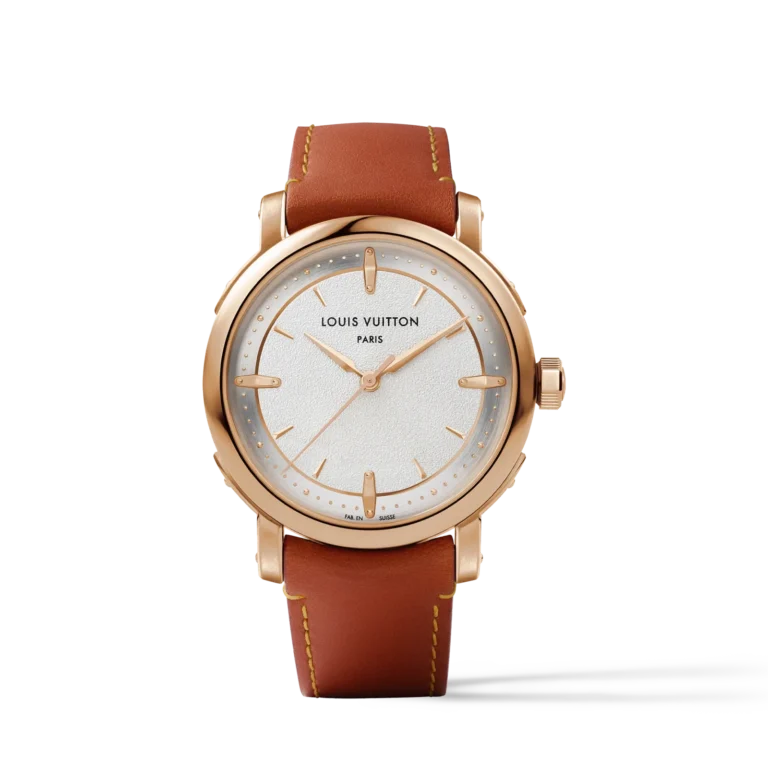 LOUIS VUITTON ESCALE 18K gold (rose) automatic watch, 39 mm