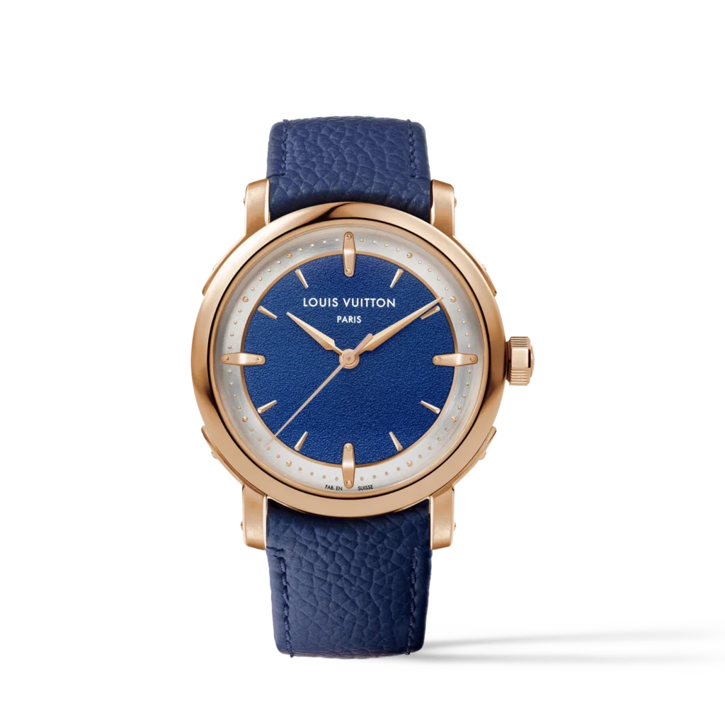 LOUIS VUITTON ESCALE 18K gold (rose) automatic watch, 39 mm