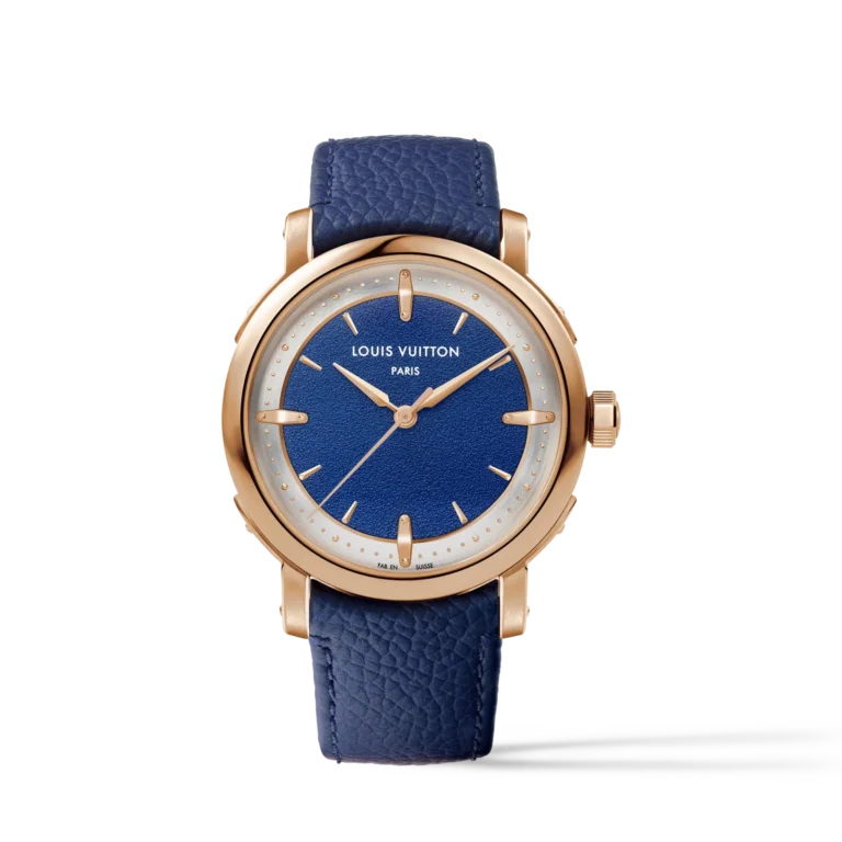 LOUIS VUITTON ESCALE 18K gold (rose) automatic watch, 39 mm