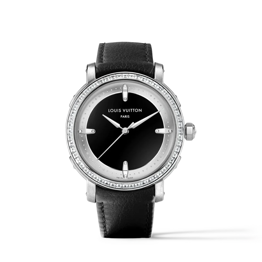 LOUIS VUITTON ESCALE Platinum Diamond Automatic Watch, 40.5 mm