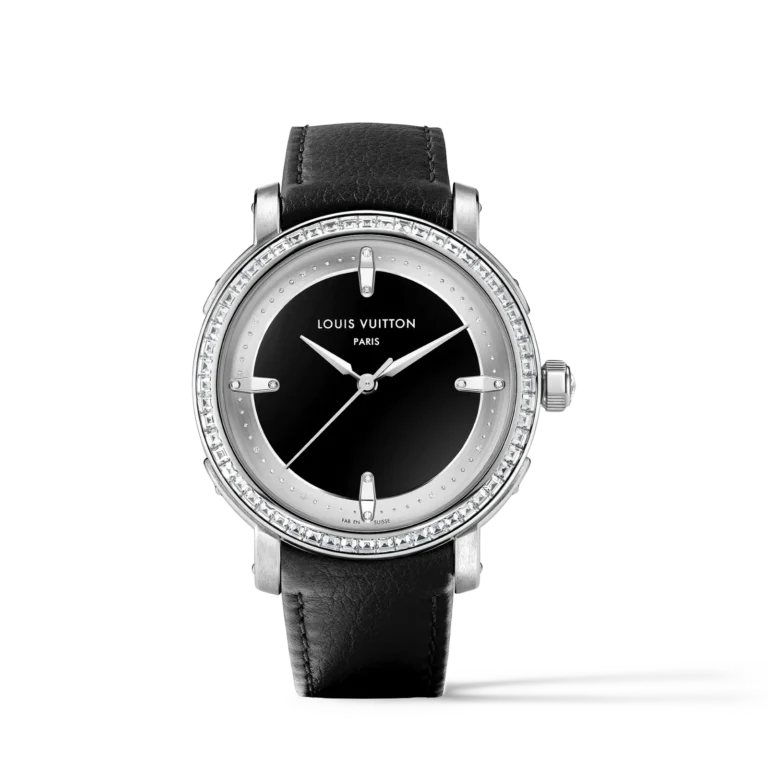 LOUIS VUITTON ESCALE Platinum Diamond Automatic Watch, 40.5 mm