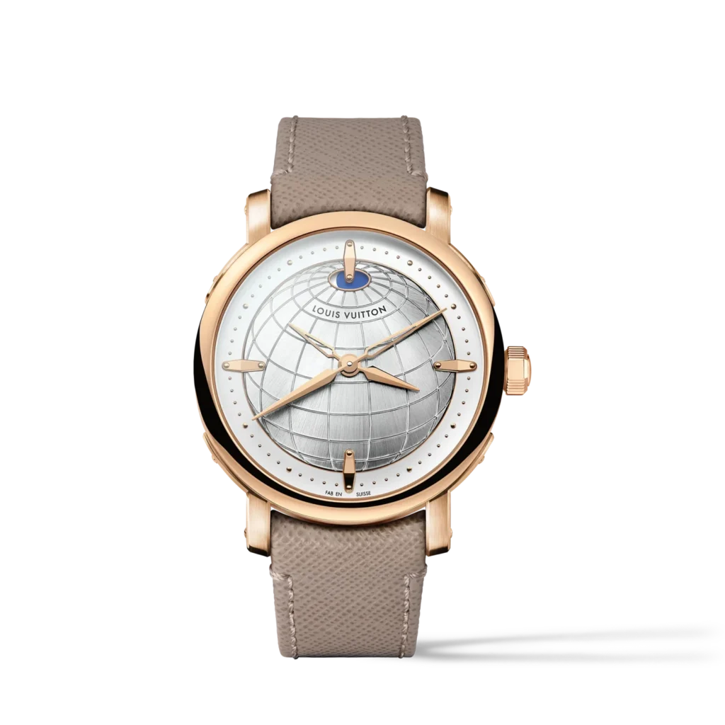 LOUIS VUITTON ESCALE TWIN ZONE 18K Gold (Rose Gold) Automatic Watch, 40 mm