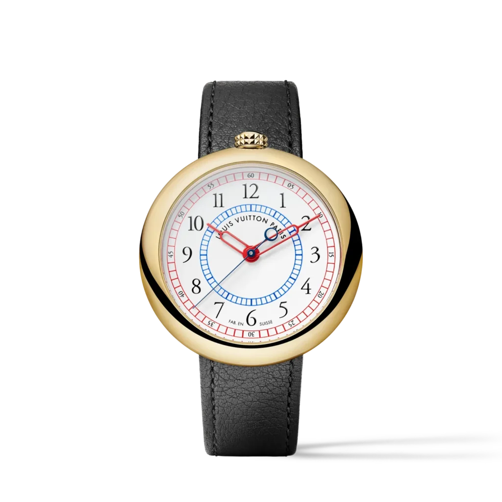 LOUIS VUITTON MONTEREY 18K Gold (Yellow) Automatic Watch, 39 mm product photograph