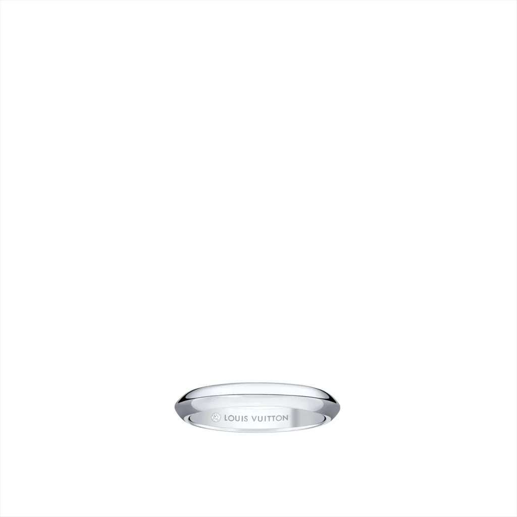 LV DIAMONDS 3 mm Platinum Wedding Ring