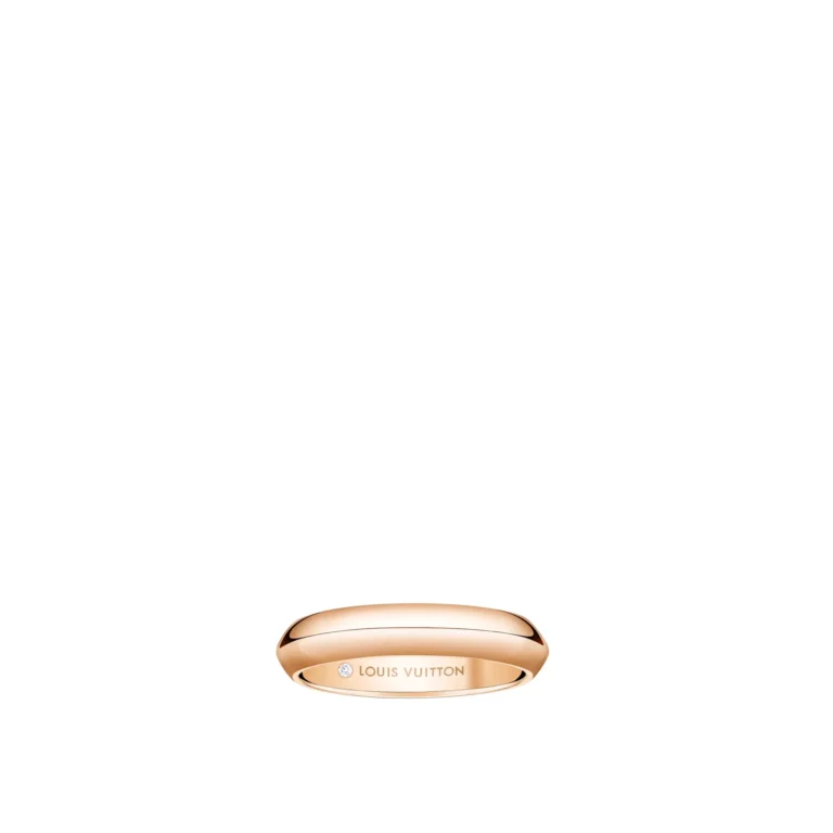 LV DIAMONDS 4mm 18K Gold Wedding Ring