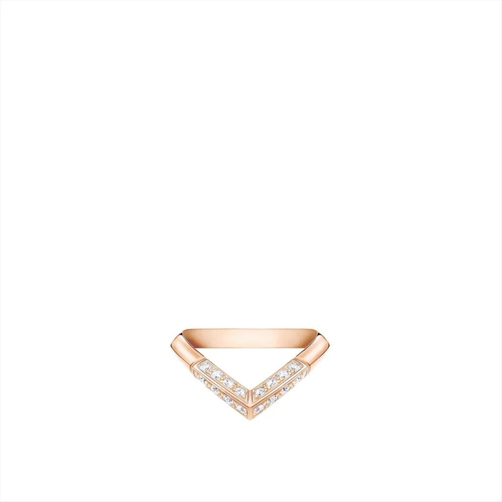 LV DIAMONDS PAVé V 18K Gold Ring