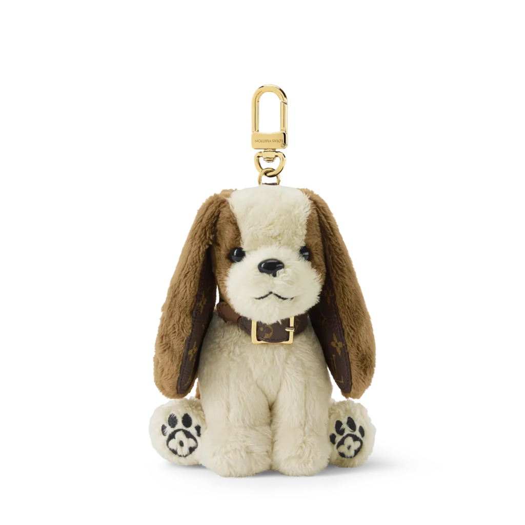 LV DOG bag charm