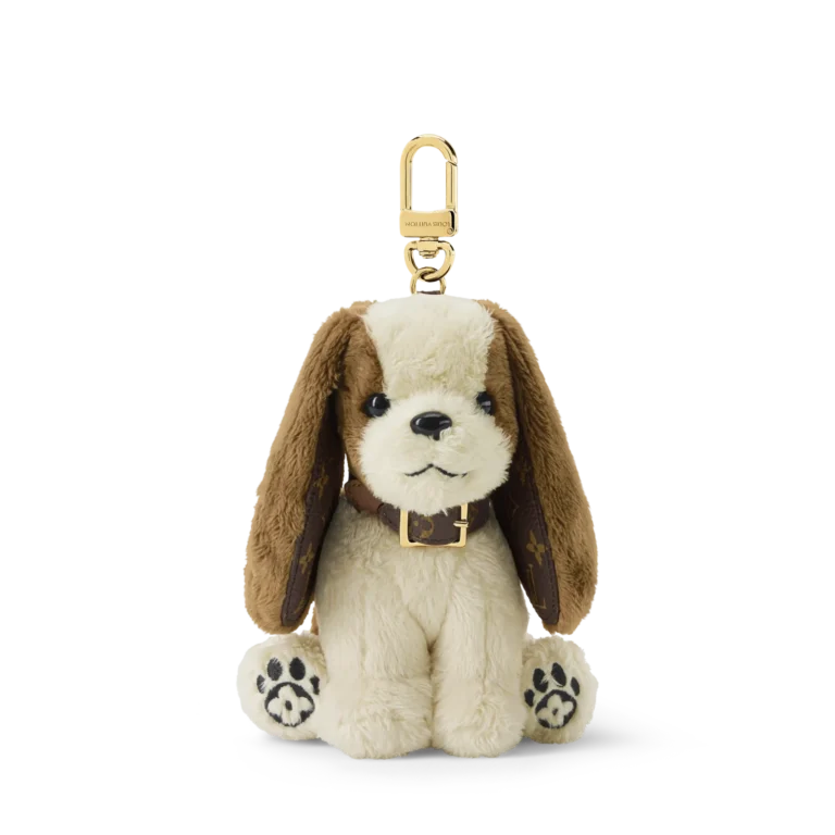 LV DOG bag charm