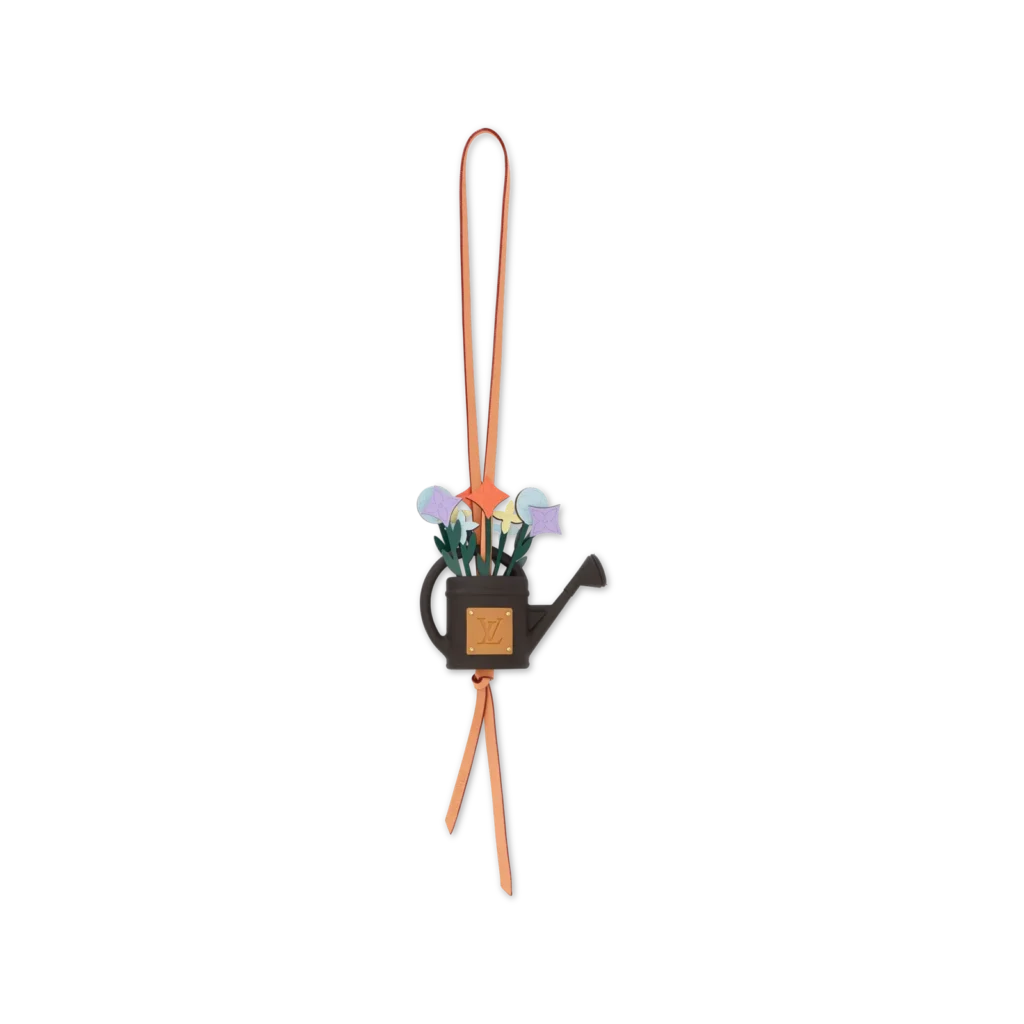 LV FLOWERS WATERING CAN BAG CHARM product photograph