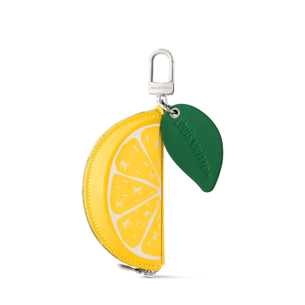 LV LEMON bag charm