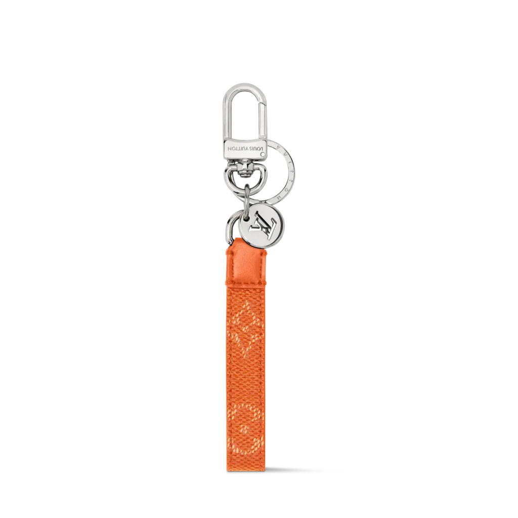 LV SLIM DRAGONNE BAG CHARM AND KEYCHAIN