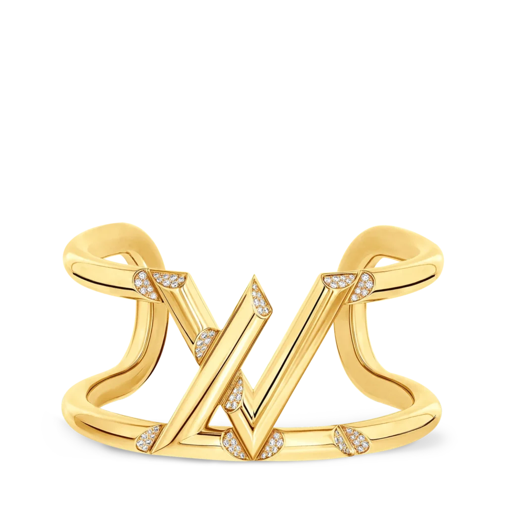 LV VOLT 18K gold diamond bracelet product photograph