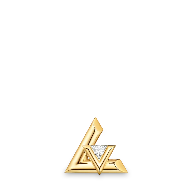 LV VOLT 18K Gold Diamond Earrings
