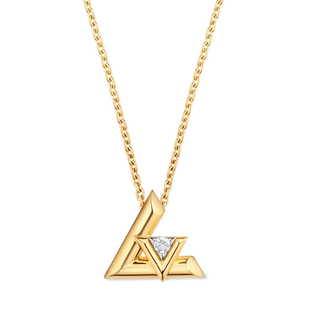 LV VOLT 18K Gold Diamond Necklace