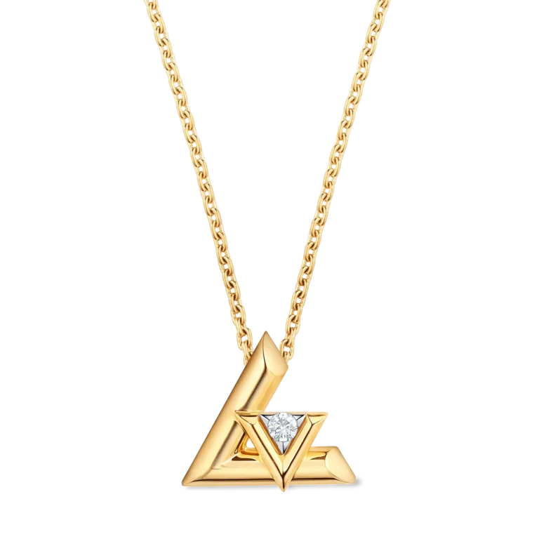 LV VOLT 18K Gold Diamond Necklace