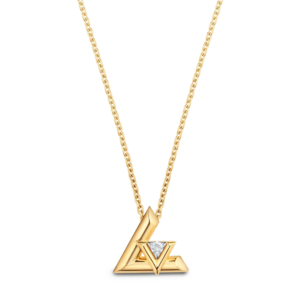 LV VOLT 18K Gold Diamond Necklace